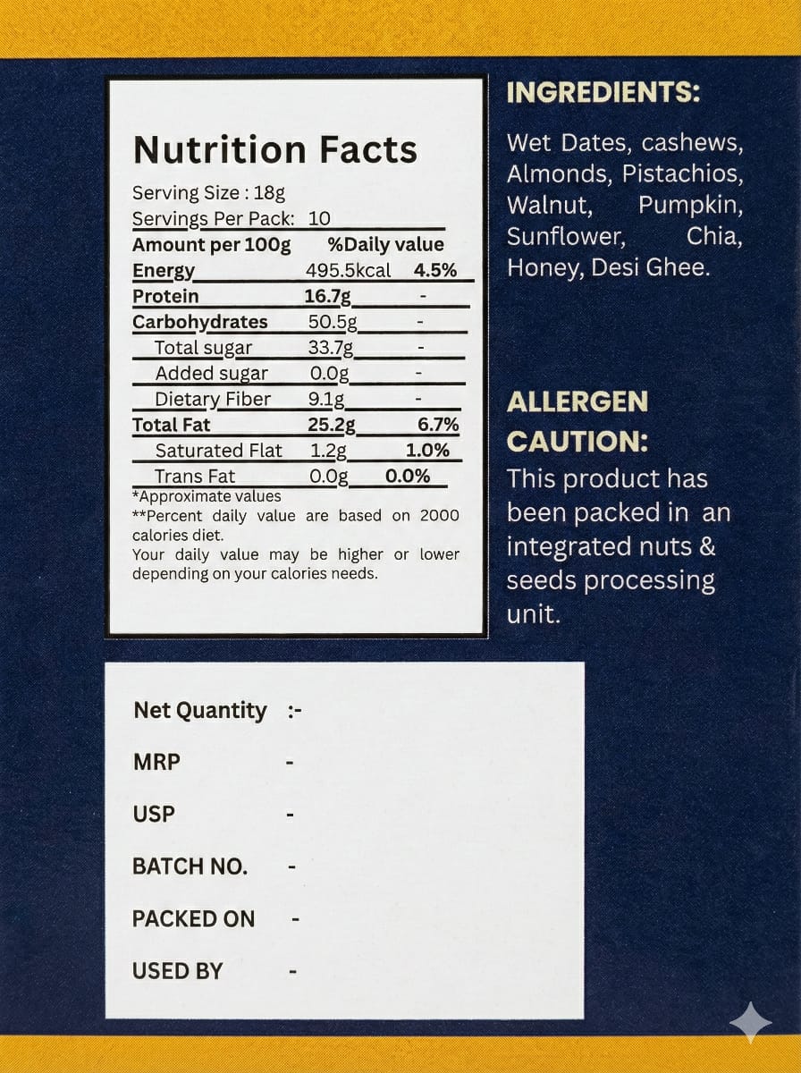 Date Bites - No Added Sugar